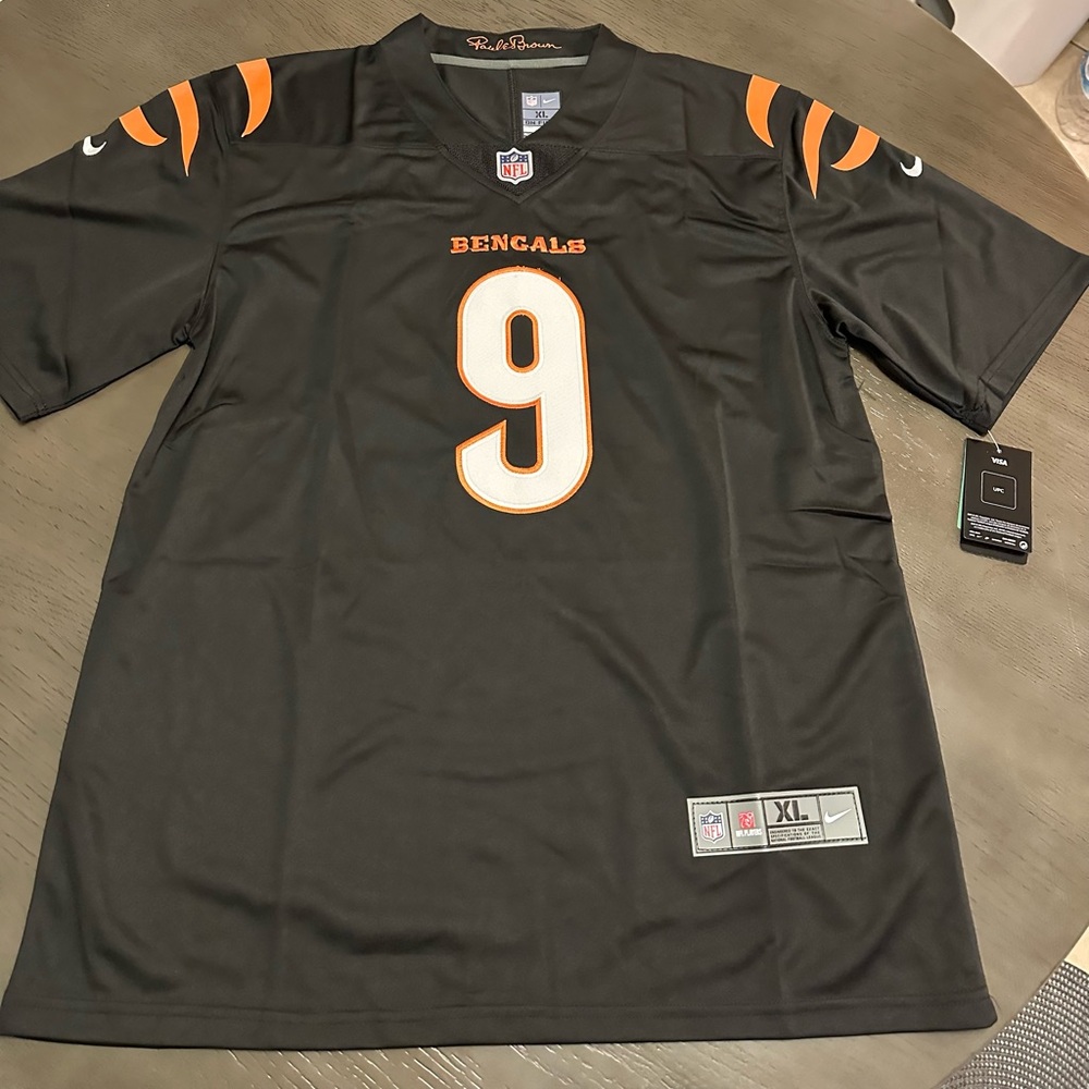 Cincinnati Bengals Stitched Joe Burrow Men's Home Jersey